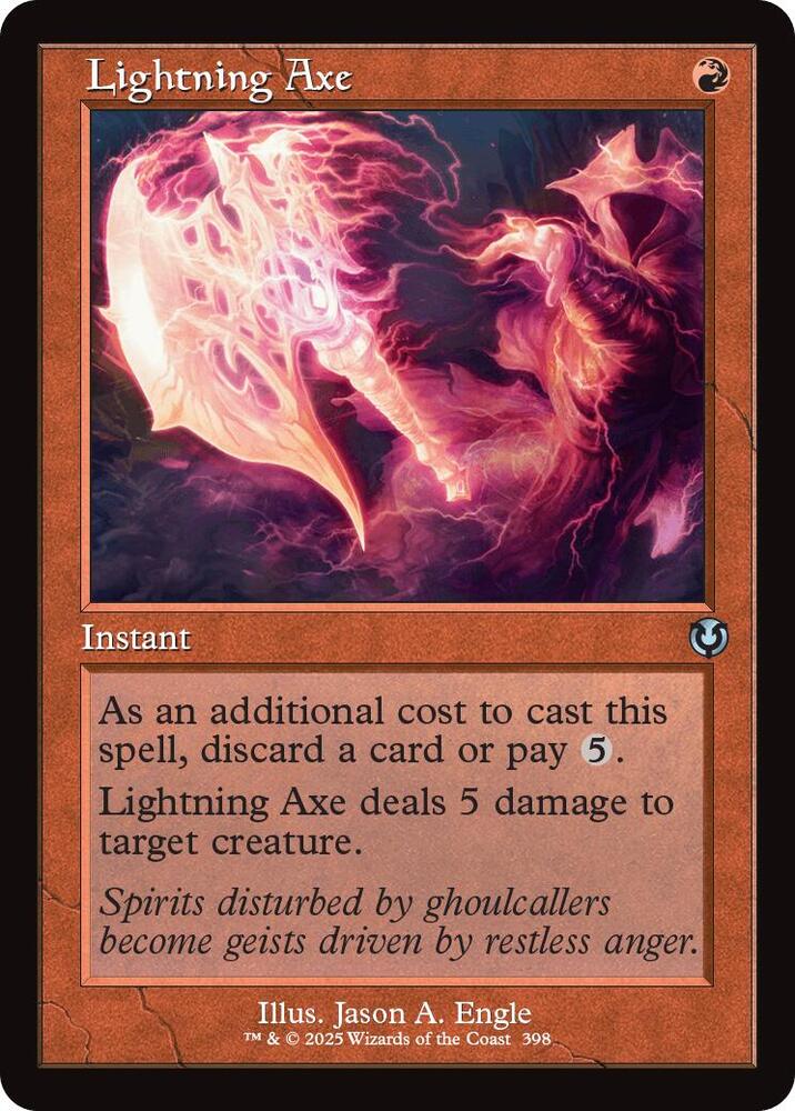 Lightning Axe (Retro Frame) [Innistrad Remastered] 398
