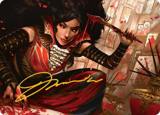 Blood Artist Art Card (Gold-Stamped Signature) [Art Series: Innistrad Remastered] 22