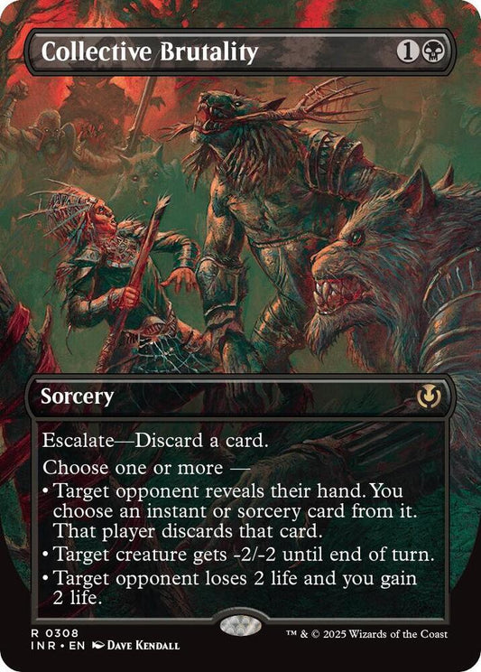 Collective Brutality (Borderless) [Innistrad Remastered] 308