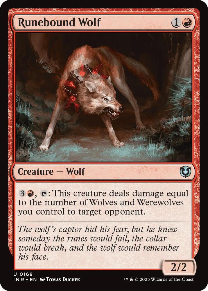 Runebound Wolf [Innistrad Remastered] 168