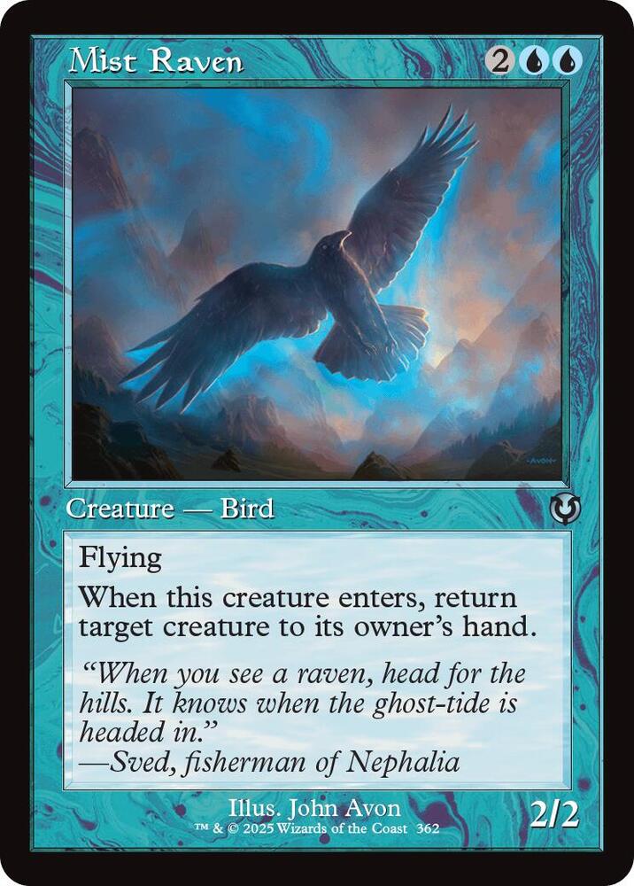 Mist Raven (Retro Frame) [Innistrad Remastered] 362