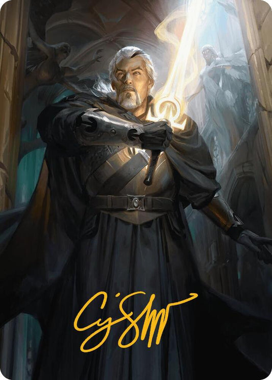 Odric, Lunarch Marshal Art Card (Gold-Stamped Signature) [Art Series: Innistrad Remastered] 1