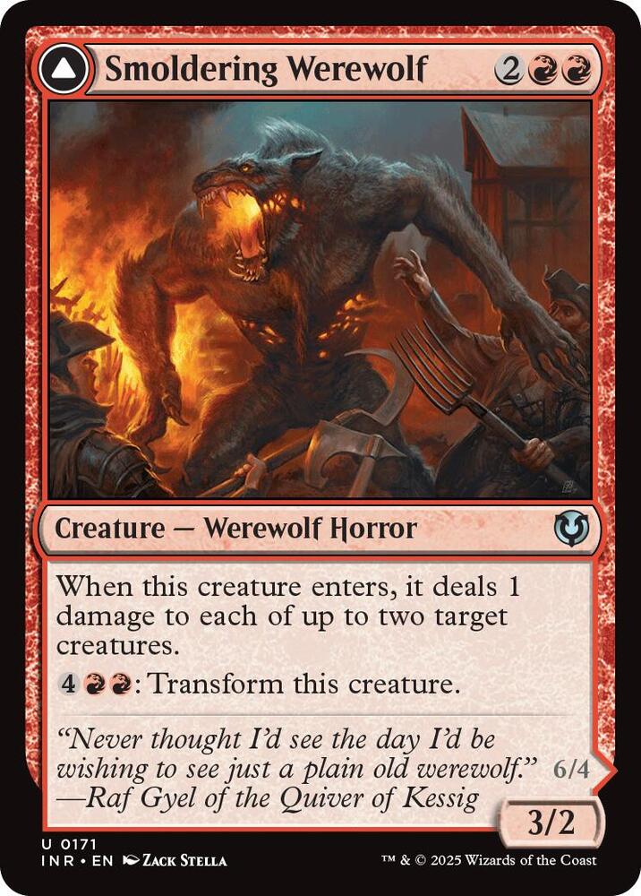 Smoldering Werewolf [Innistrad Remastered] 171