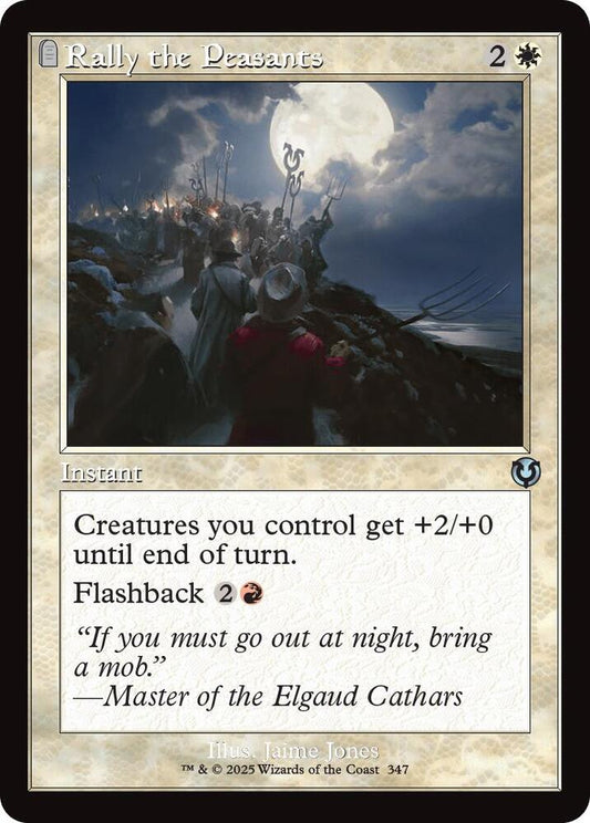 Rally the Peasants (Retro Frame) [Innistrad Remastered] 347