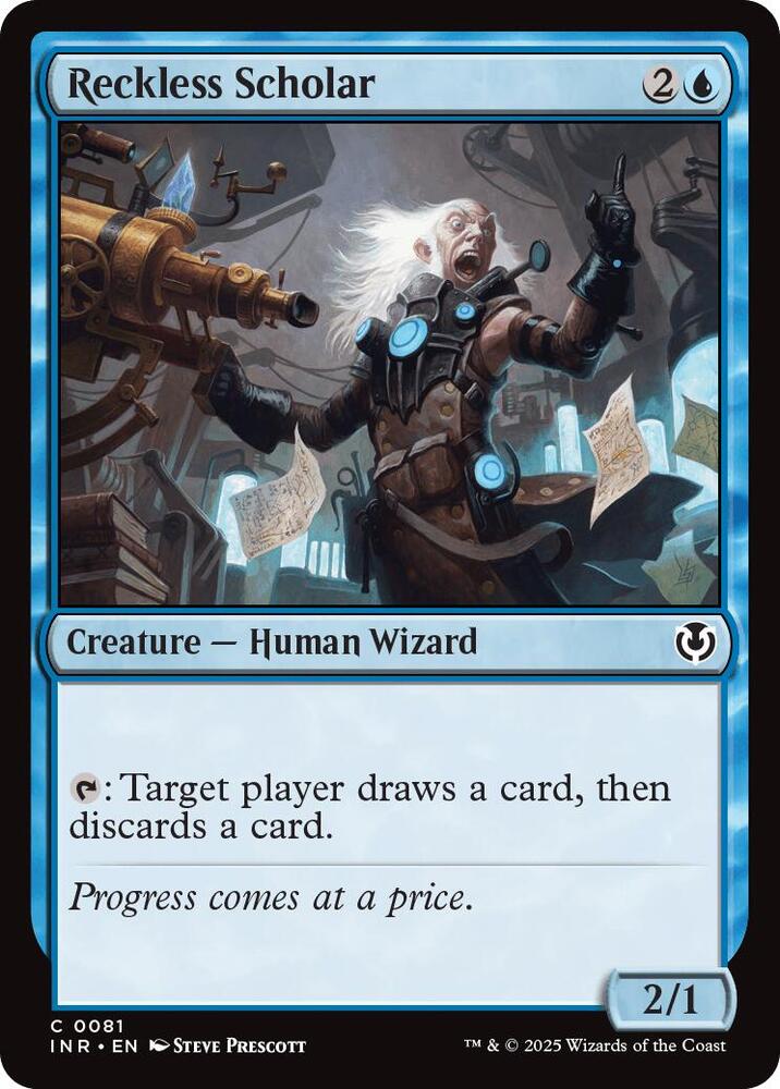 Reckless Scholar [Innistrad Remastered] 81