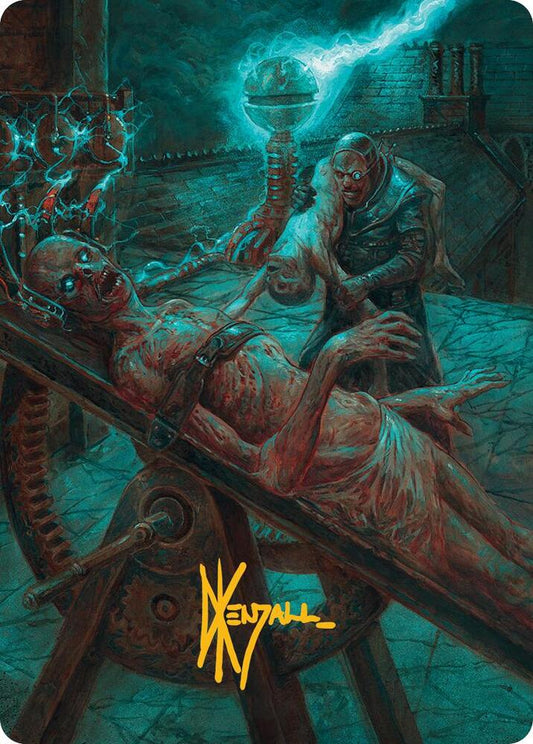 Rooftop Storm Art Card (Gold-Stamped Signature) [Art Series: Innistrad Remastered] 8