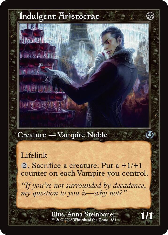 Indulgent Aristocrat (Retro Frame) [Innistrad Remastered] 384
