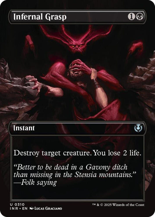 Infernal Grasp (Borderless) [Innistrad Remastered] 310