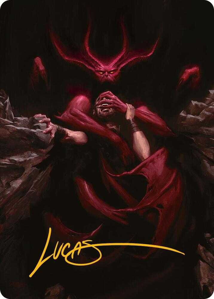 Infernal Grasp Art Card (Gold-Stamped Signature) [Art Series: Innistrad Remastered] 10