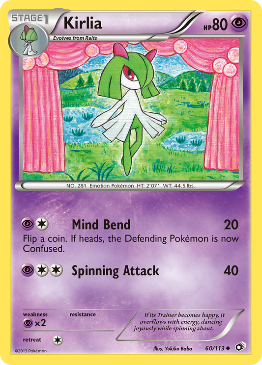 Kirlia - 60/113 Legendary Treasures