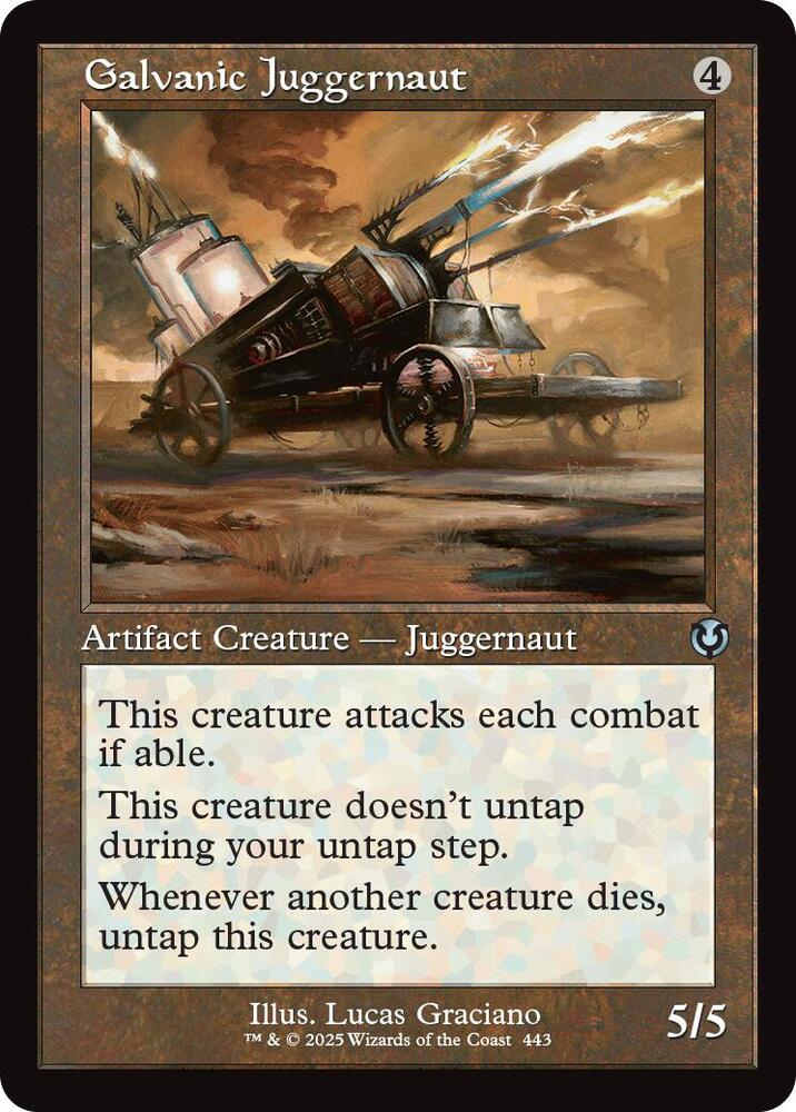 Galvanic Juggernaut (Retro Frame) [Innistrad Remastered] 443