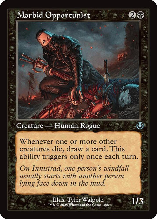 Morbid Opportunist (Retro Frame) [Innistrad Remastered] 388