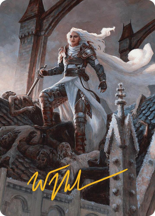 Thalia, Heretic Cathar Art Card (Gold-Stamped Signature) [Art Series: Innistrad Remastered] 2