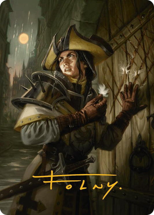 Thraben Inspector Art Card (Gold-Stamped Signature) [Art Series: Innistrad Remastered] 3