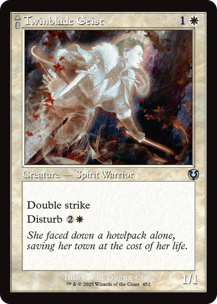 Twinblade Geist (Retro Frame) [Innistrad Remastered] 452
