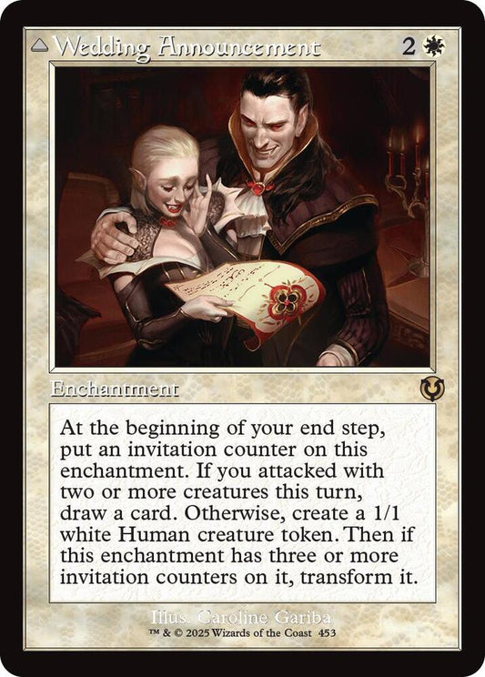 Wedding Announcement (Retro Frame) [Innistrad Remastered] 453