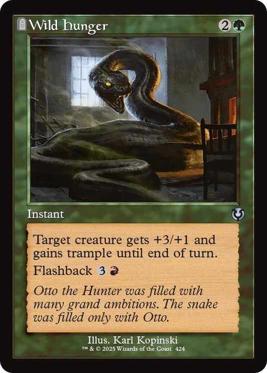 Wild Hunger (Retro Frame) [Innistrad Remastered] 424