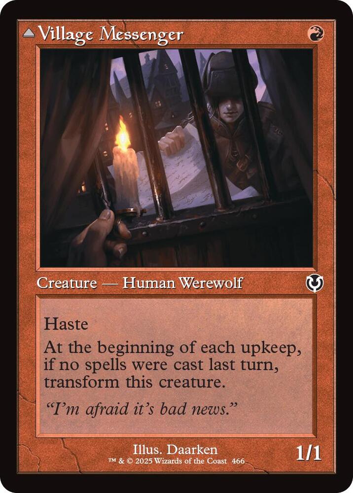 Village Messenger (Retro Frame) [Innistrad Remastered] 466