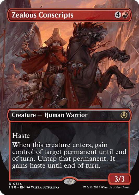 Zealous Conscripts (Borderless) [Innistrad Remastered] 314