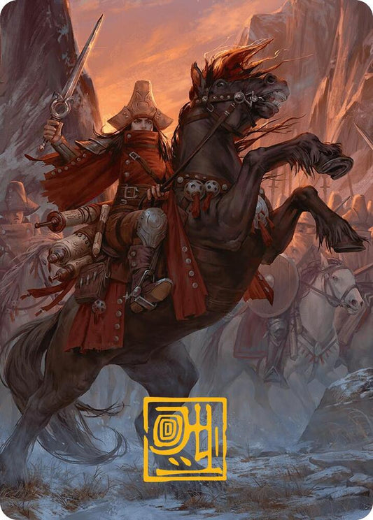 Zealous Conscripts Art Card (Gold-Stamped Signature) [Art Series: Innistrad Remastered] 12