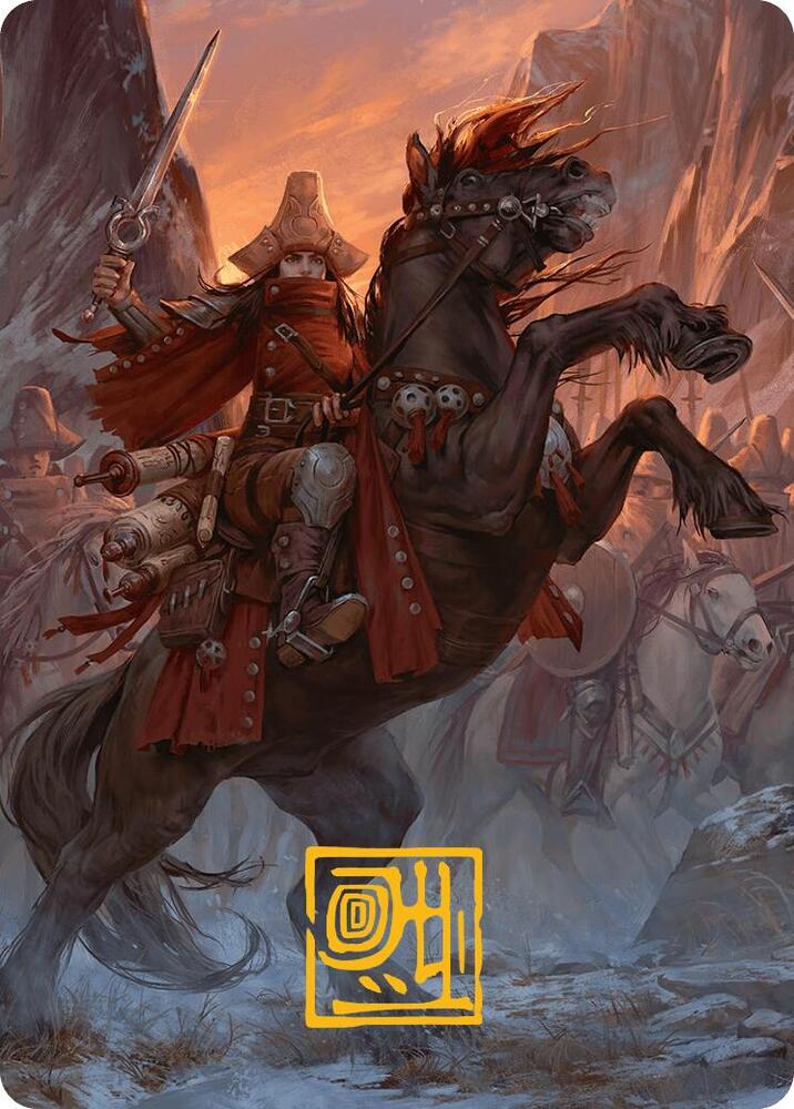Zealous Conscripts Art Card (Gold-Stamped Signature) [Art Series: Innistrad Remastered] 12