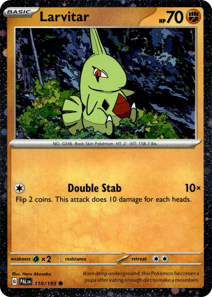 Larvitar - 110/193 (Cosmo Foil) [Miscellaneous Cards & Products] 110/193