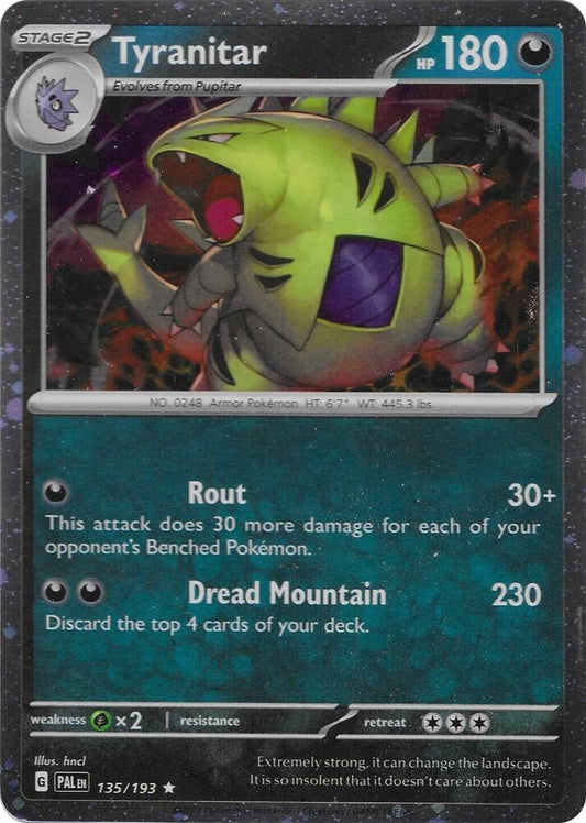 Tyranitar - 135/193 (Cosmo Foil) [Miscellaneous Cards & Products] 135/193
