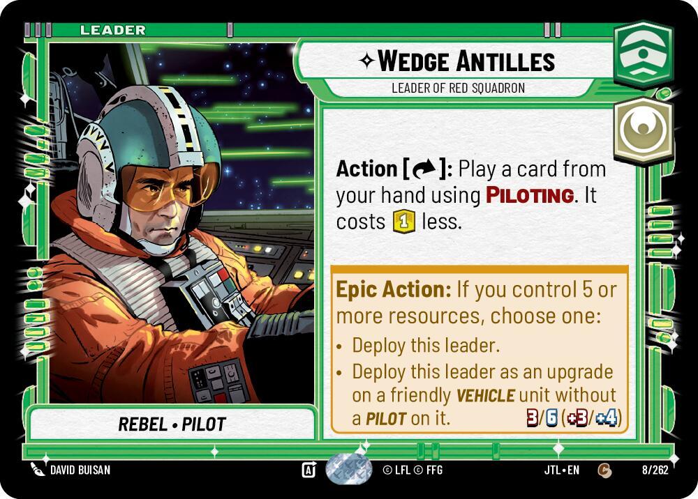 Wedge Antilles - Leader of Red Squadron [Jump to Lightspeed] 008/262