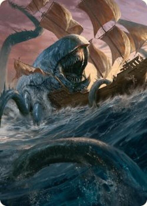 Hullbreaker Horror Art Card [Art Series: Innistrad Remastered] 5