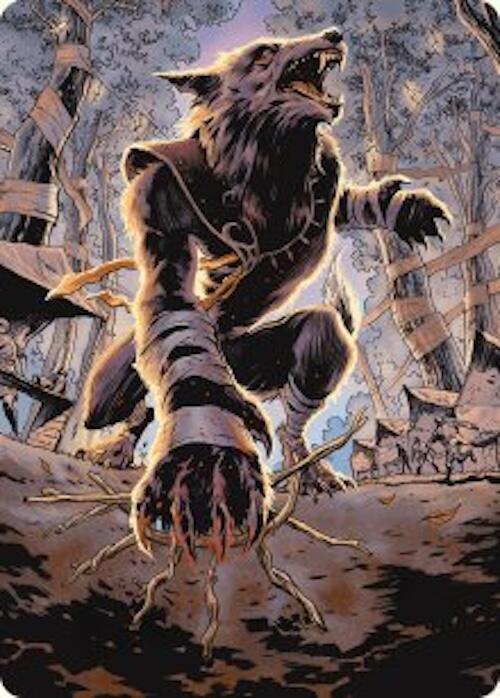 Arlinn, Embraced by the Moon Art Card [Art Series: Innistrad Remastered] 20