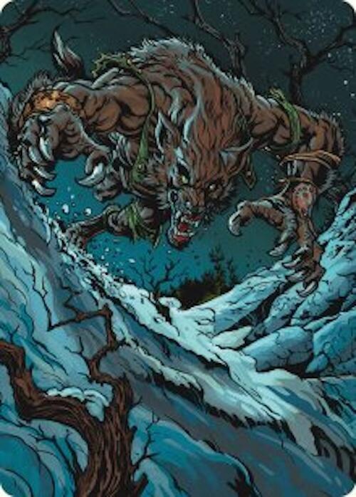 Ravager of the Fells Art Card [Art Series: Innistrad Remastered] 21