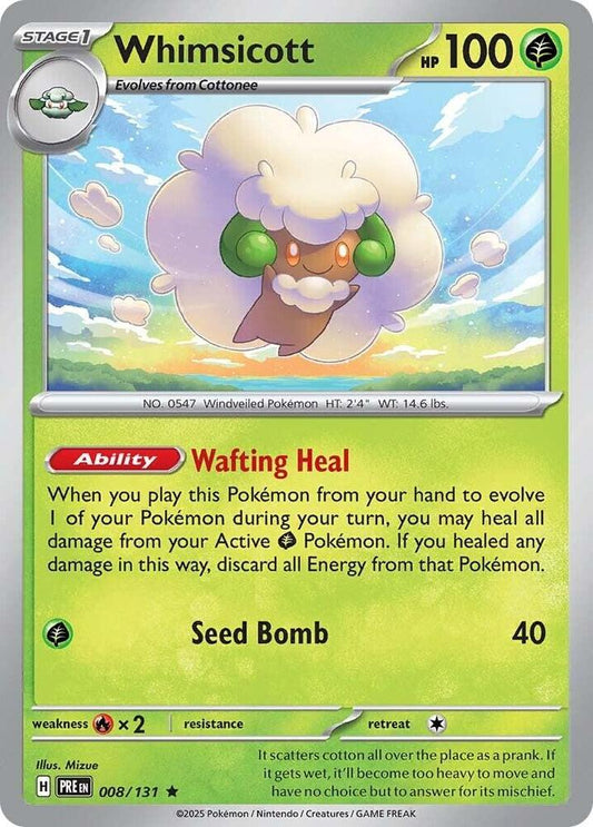 Whimsicott [SV: Prismatic Evolutions] 008/131