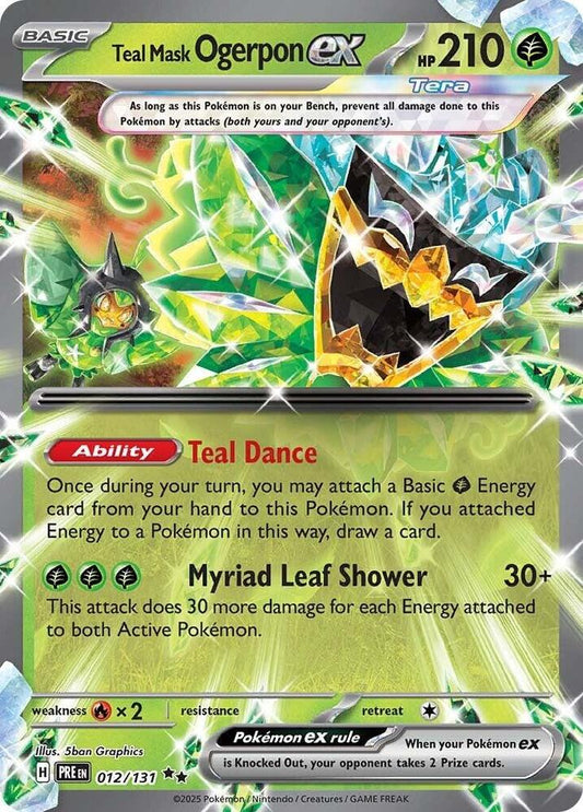 Teal Mask Ogerpon ex - 012/131 [SV: Prismatic Evolutions] 012/131