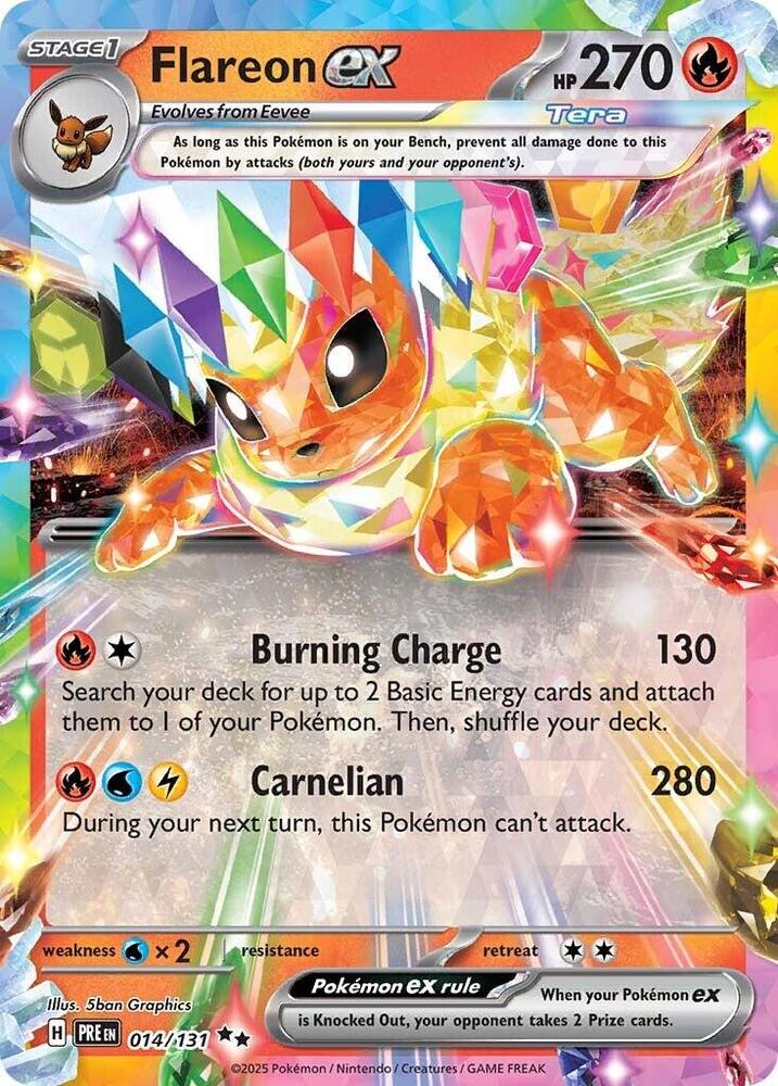 Flareon ex - 014/131 [SV: Prismatic Evolutions] 014/131