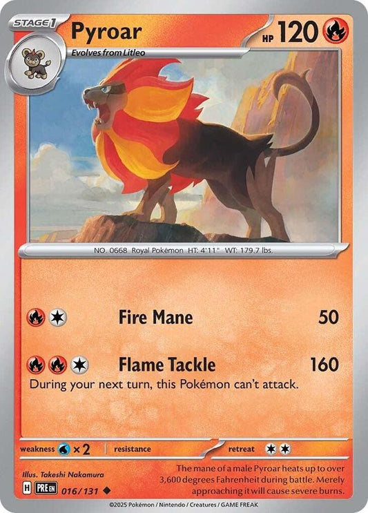 Pyroar [SV: Prismatic Evolutions] 016/131
