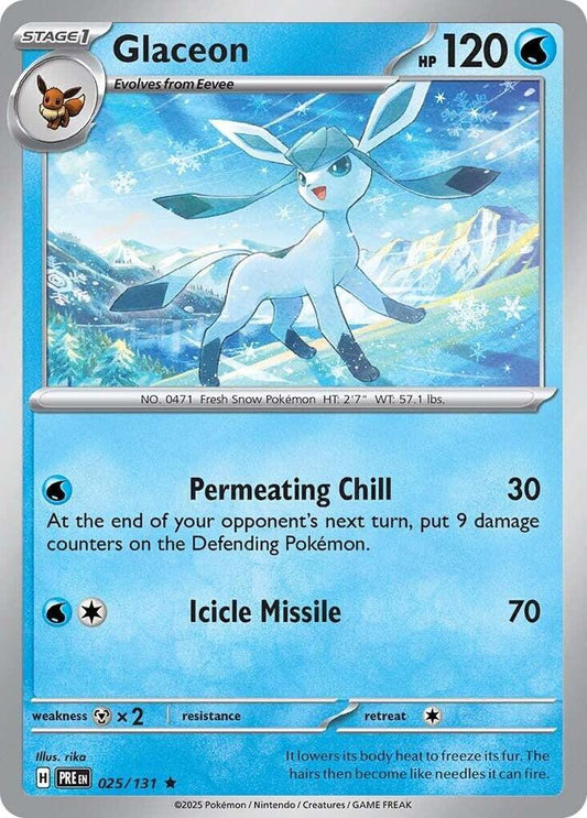 Glaceon [SV: Prismatic Evolutions] 025/131