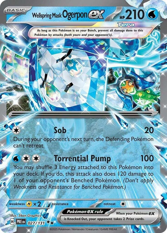 Wellspring Mask Ogerpon ex - 027/131 [SV: Prismatic Evolutions] 027/131