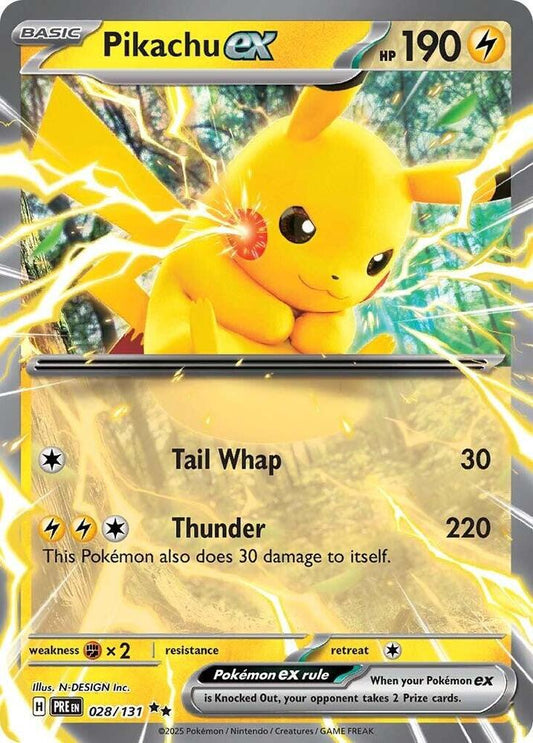 Pikachu ex - 028/131 [SV: Prismatic Evolutions] 028/131