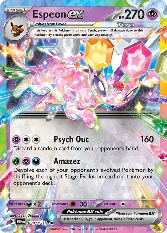Espeon ex - 034/131 [SV: Prismatic Evolutions] 034/131