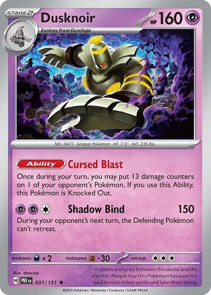 Dusknoir [SV: Prismatic Evolutions] 037/131