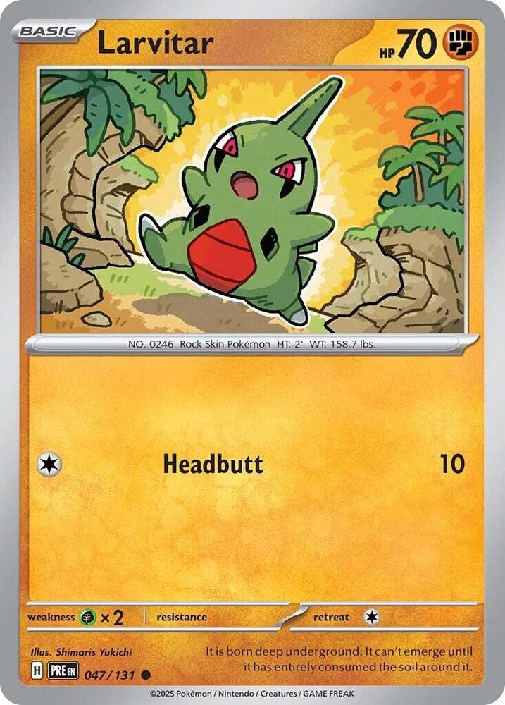 Larvitar [SV: Prismatic Evolutions] 047/131