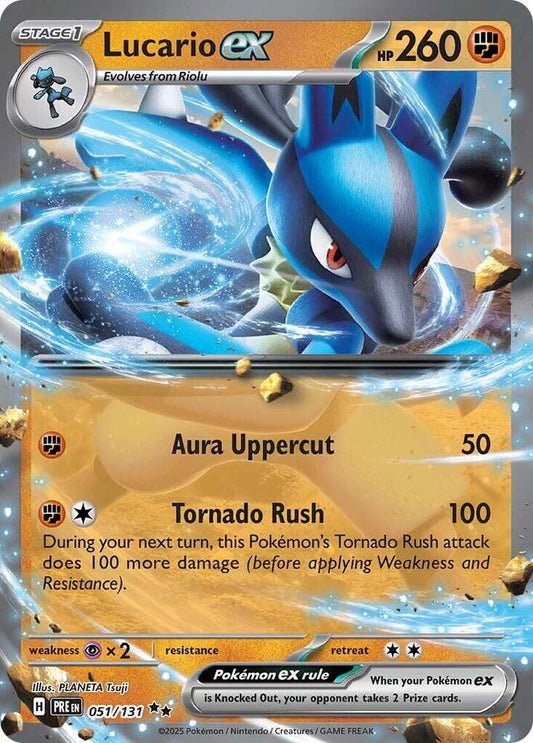 Lucario ex [SV: Prismatic Evolutions] 051/131
