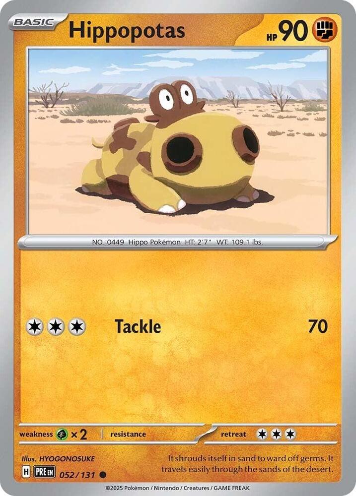 Hippopotas [SV: Prismatic Evolutions] 052/131