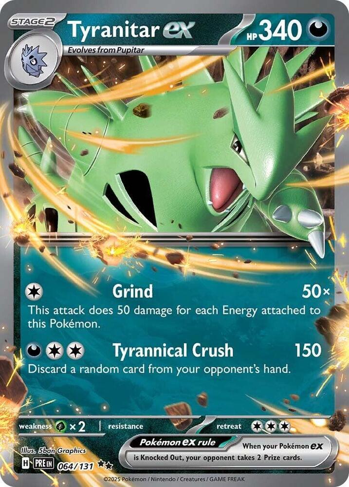 Tyranitar ex [SV: Prismatic Evolutions] 064/131