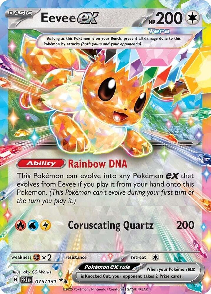 Eevee ex - 075/131 [SV: Prismatic Evolutions] 075/131