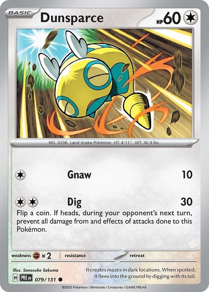 Dunsparce [SV: Prismatic Evolutions] 079/131