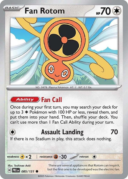 Fan Rotom [SV: Prismatic Evolutions] 085/131