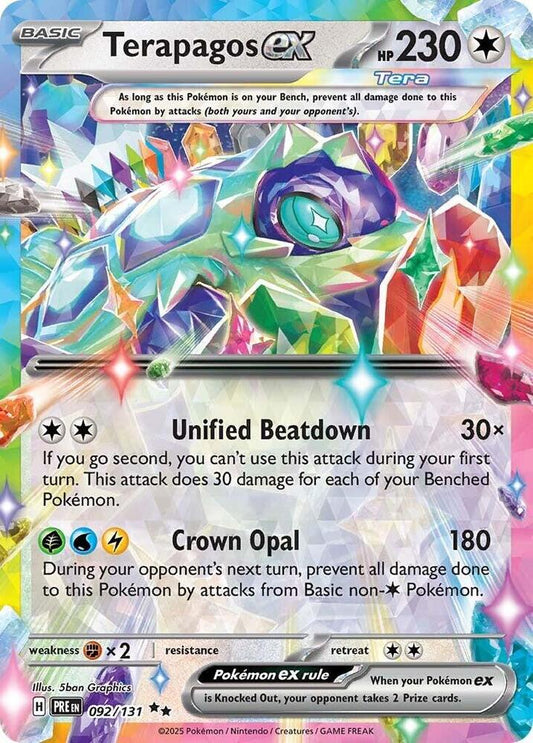 Terapagos ex - 092/131 [SV: Prismatic Evolutions] 092/131