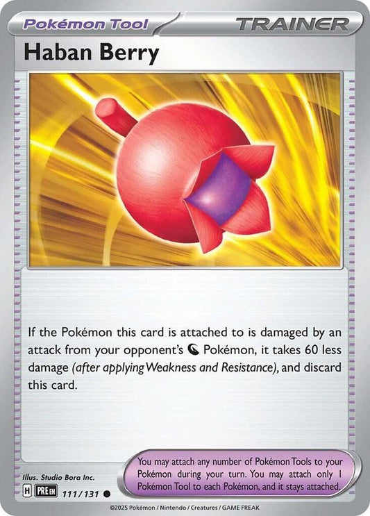 Haban Berry [SV: Prismatic Evolutions] 111/131