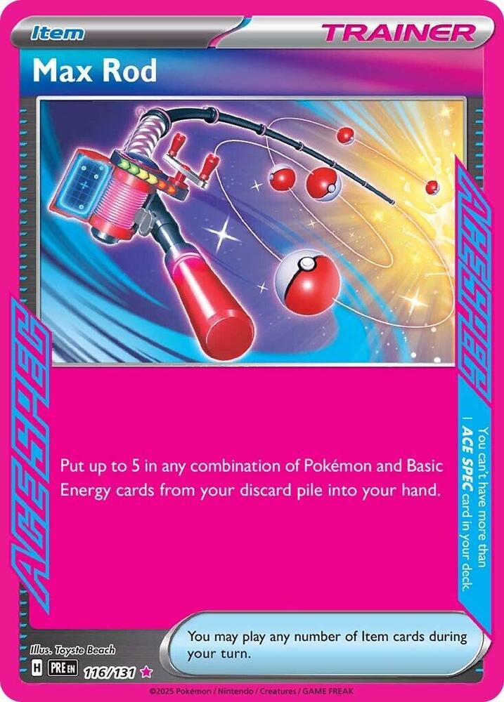 Max Rod [SV: Prismatic Evolutions] 116/131